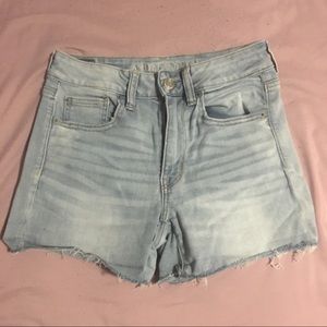 Denim shorts